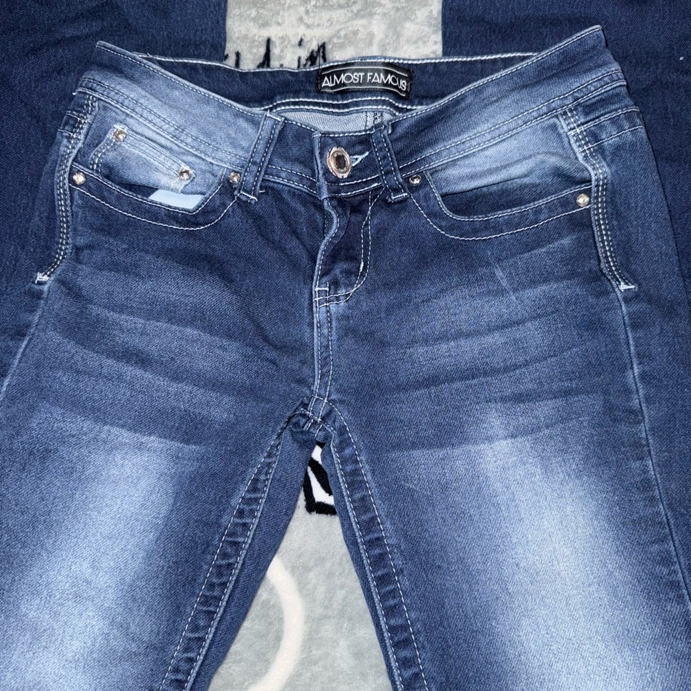 Almost Famous Women's Dark Blue Jeans